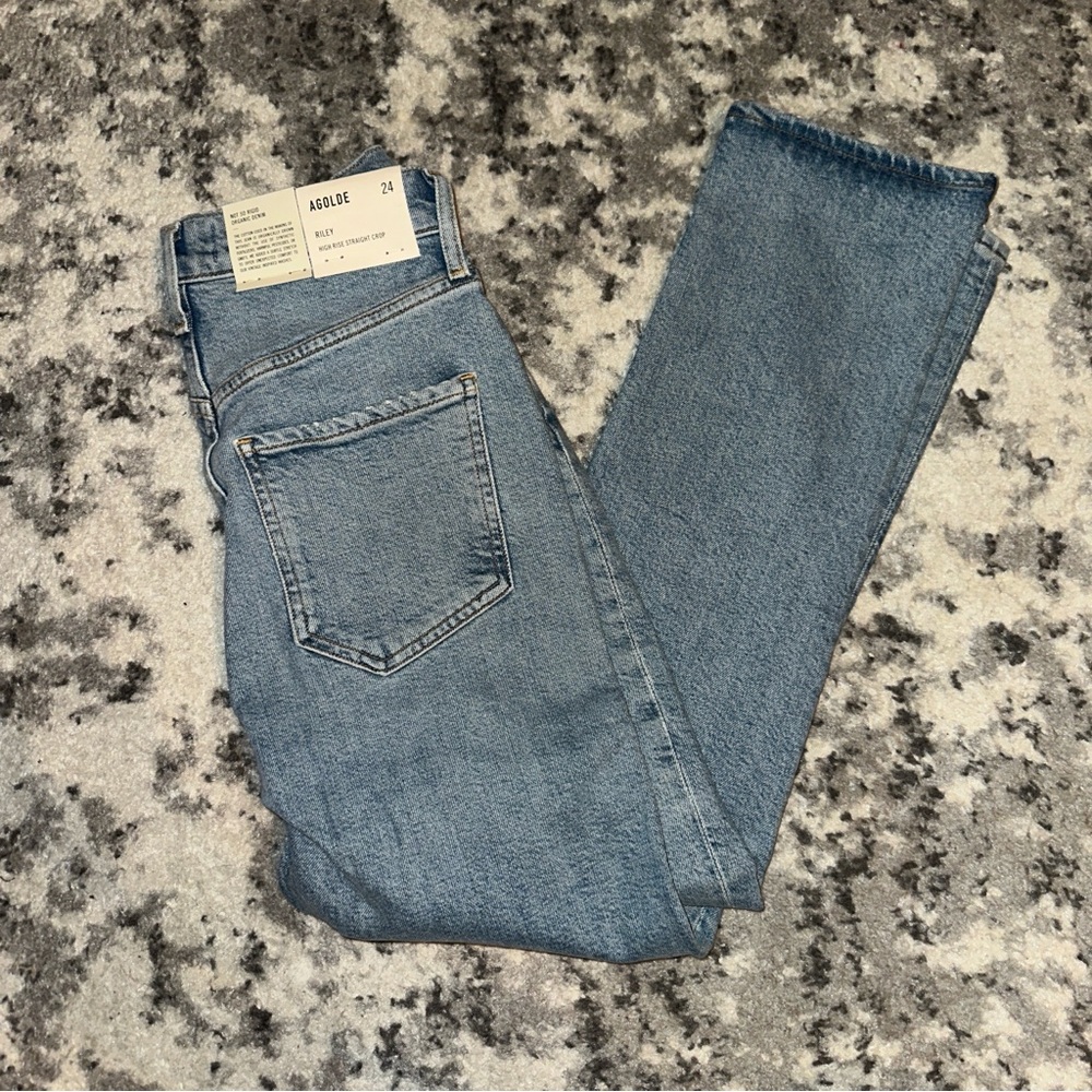 NWT AGOLDE Women's Blue Jeans